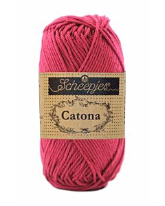 Scheepjeswol Catona kl.413 Cherry katoen om mee te haken en breien