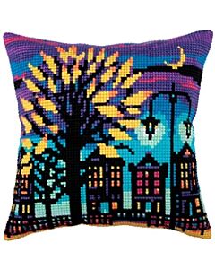  Voorbedrukt kruissteek kussen Twilight als borduurpakket  5285