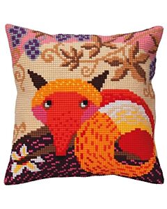 Kruissteek kussenpakket  Vos en druif van Collection d'Art 5397