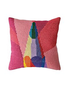 CDA borduurkussenpakket potlood 5470cc telpatroon, no print canvas