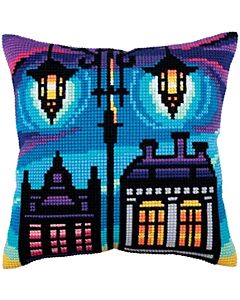  Voorbedrukt kruissteek kussen Twilight als borduurpakket  5284