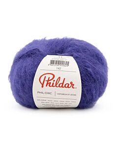 Phildar Phil Chic kleur Lotus Bleu (paarsblauw)