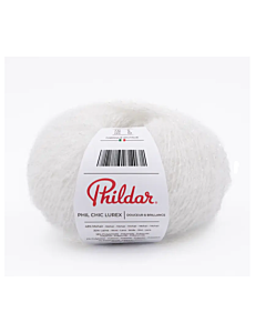 Phildar Phil Chic Lurex kleur Blanc (wit)
