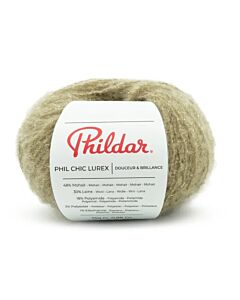Phildar Phil Chic Lurex kleur Sauge (saliegroen)
