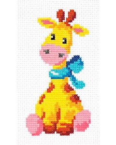 Borduurpakket giraf - Magic Needle met telpatroon. 010-034