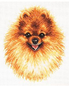 Borduurpakket Pomsky - Magic Needle 59-022 met telpatroon.