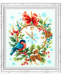 Borduurpakket Christmas Time- Magic needle 100-243 met telpatroon