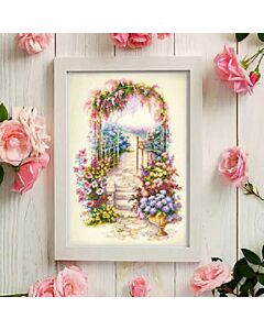 Borduurpakket Toegang tot de tuin Magic Needle met telpatroon 110-001