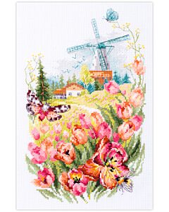 Magic needle borduurpakket 'tulpen van Holland' 210-350 telpatroon