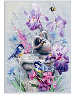 Magic needle boduurpakket vogelbadje 210-751 telpatroon