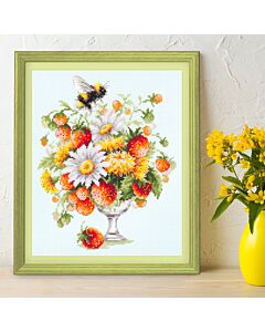 Borduurpakket Summer Fantasy - Magic Needle 215-303 met telpatroon