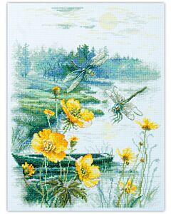 Magic needle borduurpakket 'mistige morgen' 250-070 telpatroon