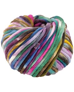 Lana Grossa Confetti kl.15 (zwart/bruin/blauw/groen/geel/paars)