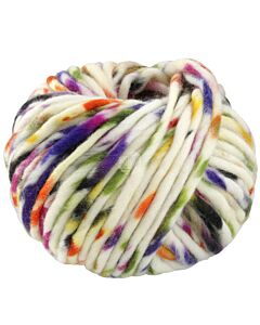 Lana Grossa Confetti kl.204 (creme/zwart/oranje/rood/geel/paars/bruin/groen) 