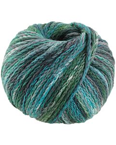 Cool Merino Big kleur 409 van Lana Grossa (groen/grijs mix)