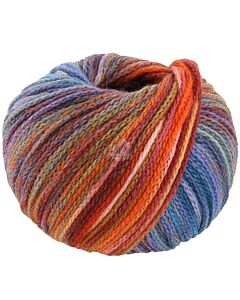 Lana Grossa Cool Merino kl.317 (roestbruin/blauw/paars/roze)