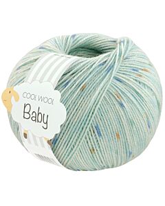 Lana Grossa Cool Wool Baby Print Punto kl.369 blauw