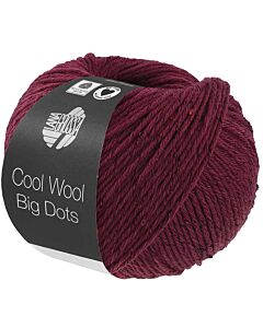 Lana Grossa Cool Wool Big Dots kleur 102 donkerblauw