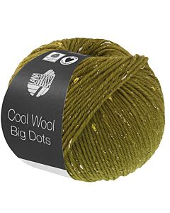 Lana Grossa Cool Wool Big Dots kleur 102 donkerblauw