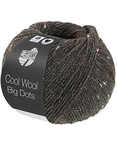 Lana Grossa Cool Wool Big Dots kleur 102 donkerblauw
