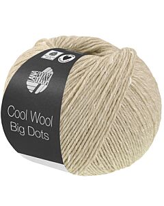 Lana Grossa Cool Wool Big Dots kleur 102 donkerblauw