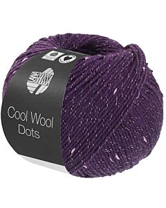 Lana Grossa Cool Wool Dots kl.3 paars