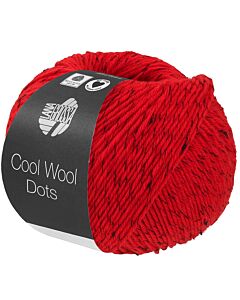Lana Grossa Cool Wool Dots kl.5 rood