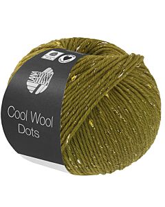 Lana Grossa Cool Wool Dots kl.7 groen