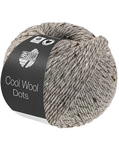 Lana Grossa Cool Wool Dots kl.9 grijs