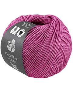 Lana Grossa Cool Wool Vintage kleur 7387 (donkerpaars)