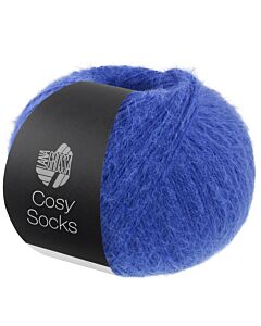 Lana Grossa Cosy Socks kleur 15 blauw is een knuffelzachte 4-draads sokkenwol