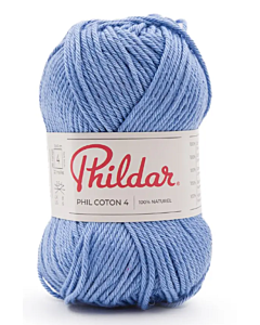 Phildar Phil Coton 4 kl.Bleuet