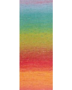 Lana Grossa Cotonella kleur 11 (rood/oranje/lila)