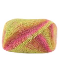 Lana Grossa Cottonhair kleur 106 (rood/oranje/grijs)