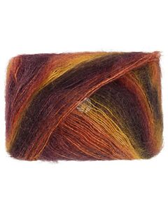 Lana Grossa Cottonhair kleur 108 (lichtroze/groen)