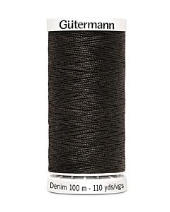 Gütermann Denim naaigaren kleur 2330 (donkerbruin)