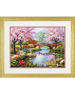 Dimensions borduurpakket Japanse tuin borduren Gold Collection 70-35313
