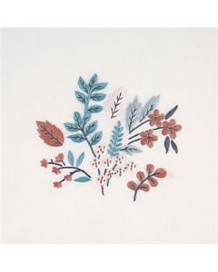 DMC TENDER LEAVES met borduurring in spansteek en stiksteek TB133