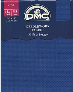 Aida 14ct 5.5 kruisje borduurstof dmc kleur 796 