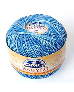 DMC Babylo nr.10 kl.93 gemeleerd blauw 50gram