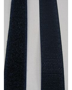 Donker blauw klittenband