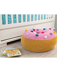 Gratis patroon Donut kussen haken van Durable Cosy en Cosy Fine