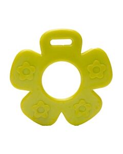 Durable bijtring bloem -  licht groen