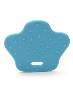 Durable bijtring dierenpoot - donker blauw