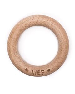 Durable bijtring lief- hout