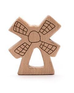 Durable bijtring molen- hout