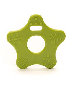 Durable bijtring ster - groen