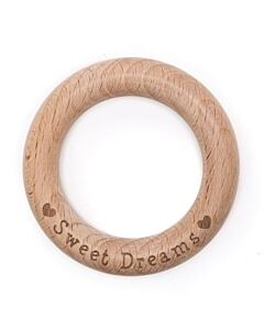 Durable bijtring sweet dreams - hout