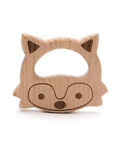 Durable bijtring vos- hout