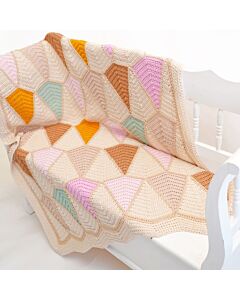 Durable JipbyJan Vliegerdeken kleur pastel haakpakket